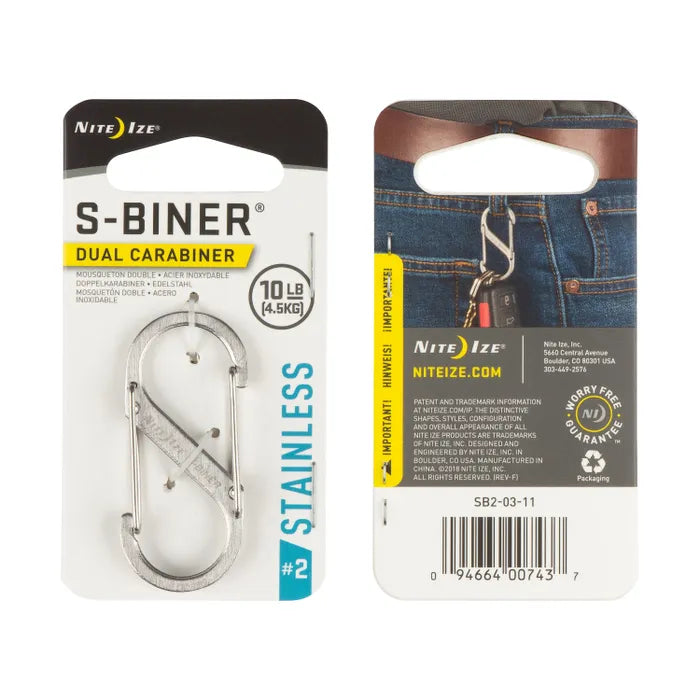 S-Biner Size #2 - Stainless
