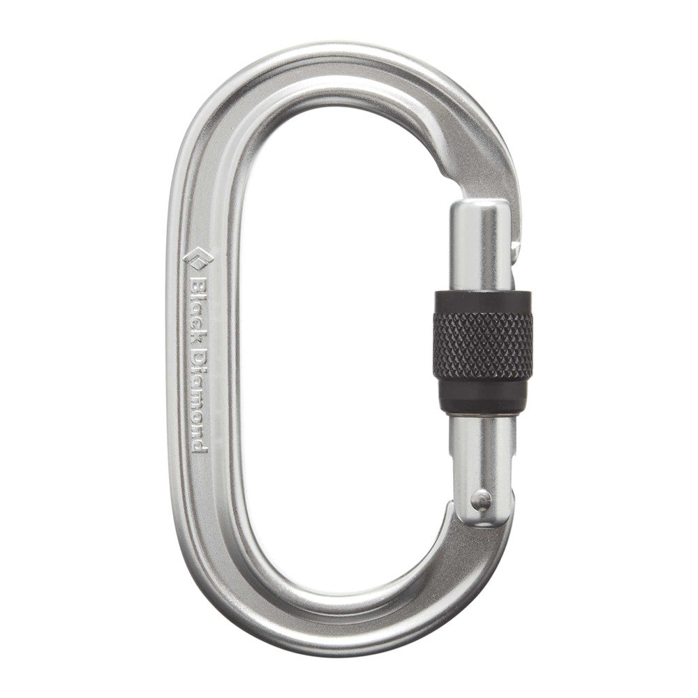 OVAL KEYLOCK SCREWGATE CARABINER